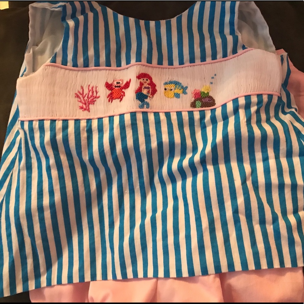 Little mermaid swing set Smock